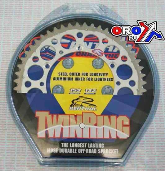 Picture of REAR SPROCKET TWINRING KAW RENTHAL 1120-520-51 KAWASAKI