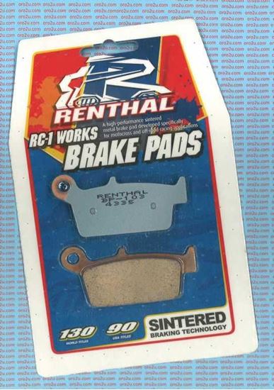 Picture of BRAKE PADS SINTERED RC-1 RENTHAL BP-103, 41-815.H.REN