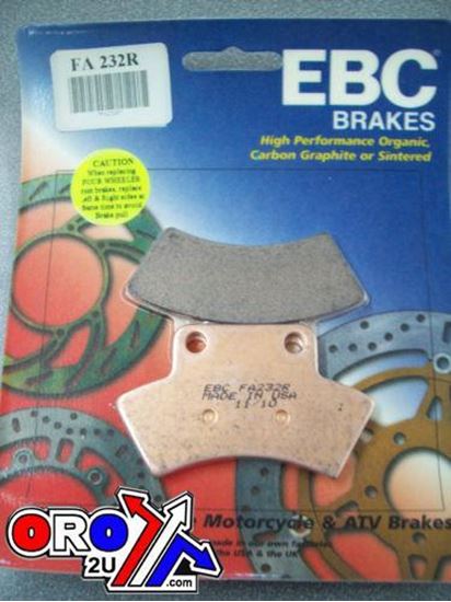 Picture of BRAKE PADS SINTERED EBC FA232R