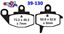 Picture of BRAKE PADS STD CORE MED GOLD 39-130