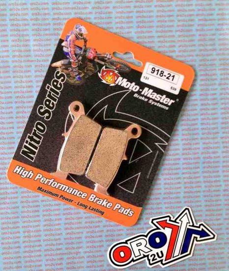 Picture of BRAKE PADS SINTERED NITRO MOTO-MASTER 091821