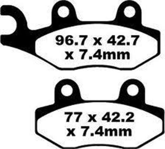 Picture of BRAKE PADS STD CORE MED