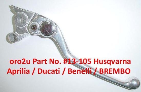 Picture of LEVER BLADE DISC BRAKE SILVER HUSQVARNA 8000A7146 Brembo