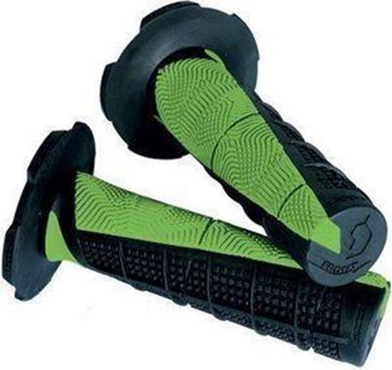 Picture of SCOTT MX DEUCE GRIPS 22/25mm Black/Green