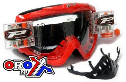 Picture of PROGRIP BASELINE ROLL OFF GOGGLE RED PG3301/RO.RD