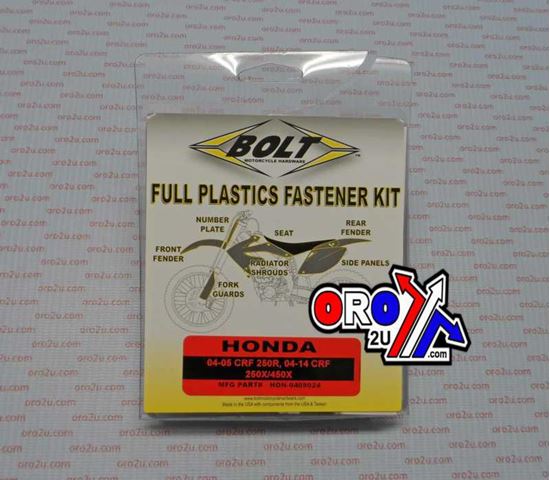 Picture of PLASTIC BOLT KIT CRF250/450 BOLT HARDWARE HON-0409024