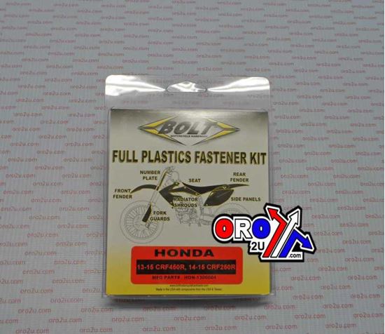 Picture of PLASTIC BOLT KIT CRF250/450 BOLT HARDWARE HON-1300004