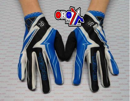 Picture of ONEAL MATRIX GLOVES BLUE LRG 0388-610, ELEMENT WILD
