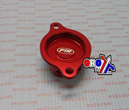 Picture of OIL FILTER COVER RED ALLOY CRF CRF250R 2010-2016,