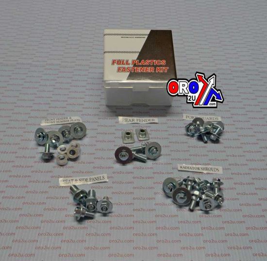 Picture of PLASTIC BOLT KIT KAWASAK STYLE FULL PLASTIC FASTNER KIT