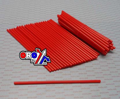 Picture of SPOKE SKIN SET RED 8.5"& 7.5" SS-101, 76 PCS, RED