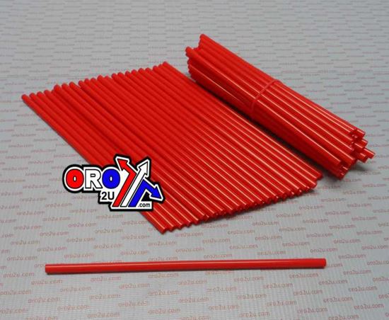 Picture of SPOKE SKIN SET RED 8.5"& 7.5" SS-101, 76 PCS, RED