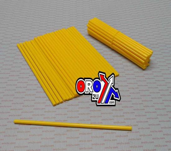 Picture of SPOKE SKIN SET YEL 8.5"& 7.5" SS-101, 76 PCS, YELLOW