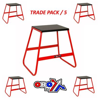 Picture of TRADE PACK 5 BIKE STANDS RED