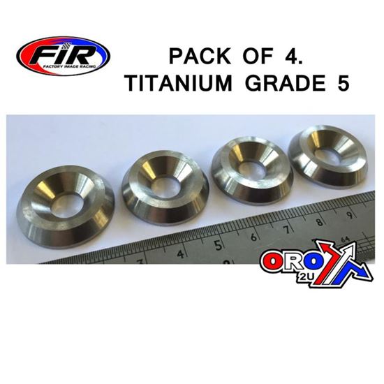 Picture of TITANIUM M8 CSK WASHER PK4 TITANIUM GRADE 5 / PACK OF 4