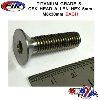 Picture of TITANIUM CSK ALLEN M8x30mm