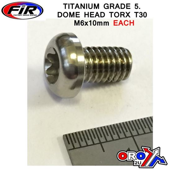 Picture of TITANIUM BUTTON TORX M6x10mm