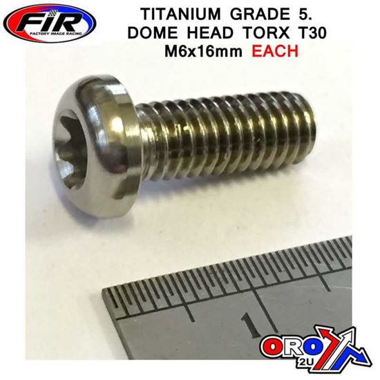 Picture of TITANIUM BUTTON TORX M6x16mm