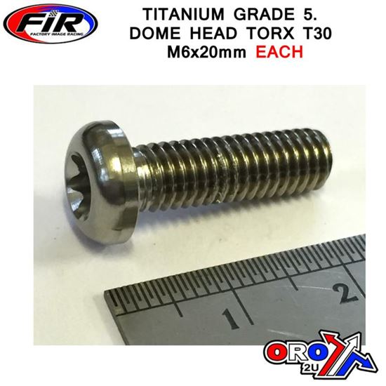 Picture of TITANIUM BUTTON TORX M6x20mm