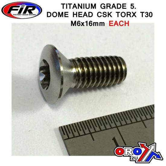 Picture of TITANIUM CSK.D TORX M6x16mm