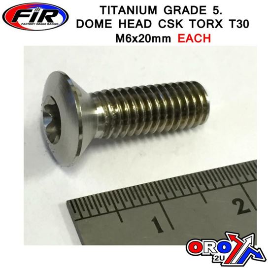 Picture of TITANIUM CSK.D TORX M6x20mm