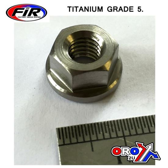 Picture of TITANIUM M6x1.00mm FLANGE NUT