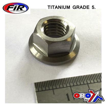 Picture of TITANIUM M8x1.25mm FLANGE NUT