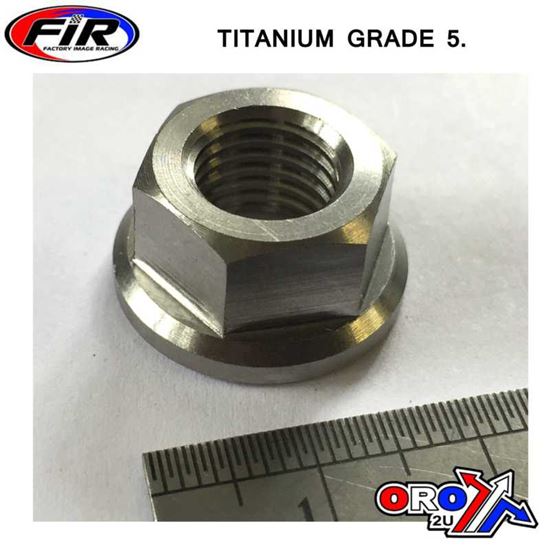 Picture of TITANIUM M10x1.25mm FLANGE NUT