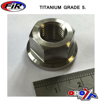 Picture of TITANIUM M12x1.25mm FLANGE NUT