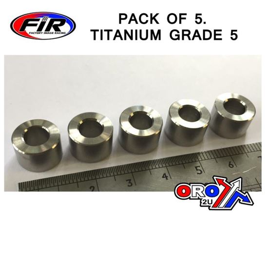 Picture of TITANIUM SPACER 6.50x8.00mm TITANIUM GRADE 5 / PACK OF 5