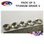 Picture of TITANIUM SPACER 8.50x3.00mm TITANIUM GRADE 5 / PACK OF 5