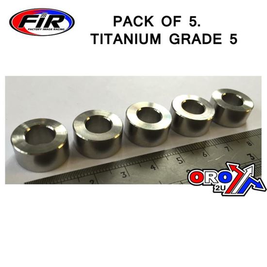 Picture of TITANIUM SPACER 8.50x8.00mm TITANIUM GRADE 5 / PACK OF 5