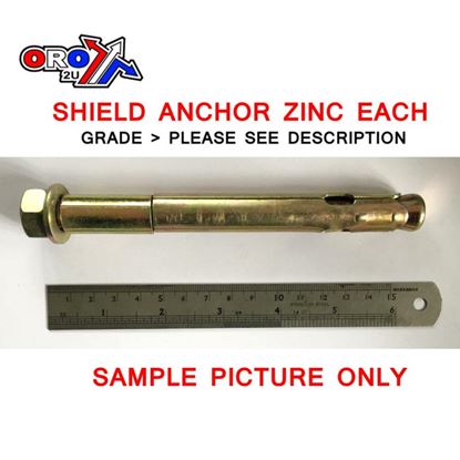 Picture of M12 SHIELD ANCHOR ZINC EACH