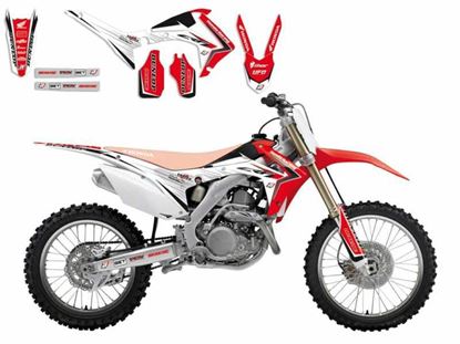 Picture of CRF250 CRF450 TEAM LINEAR BLACKBIRD 2145 GRAPHIC KIT