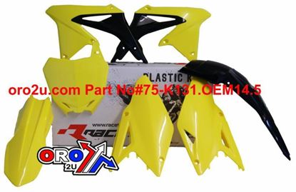 Picture of PLASTIC KIT/5 08-16 RMZ450 OEM14 RACETECH KITRMZ-OEM-508