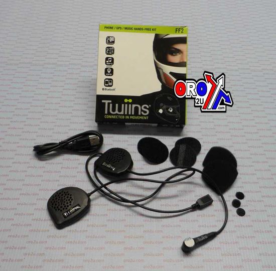 Picture of INTERCOM PHONE/GPS/MUSICE FULL FACE HANDS FREE KIT FF2