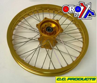 Picture of 19x2.15 WHEEL KTM525 13 GD/GD GOLD RIM, GOLD HUB