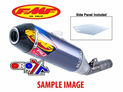 Picture of 13-16 CRF450 F4.1 TI ANO CARB CAP SILENCER + LEFT SIDE PANEL FMF SILENCER 041508