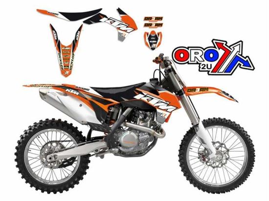 Picture of 13-15 SX/SXF KTM DREAM-3 BLACKBIRD FULL TEAM KIT 8538E