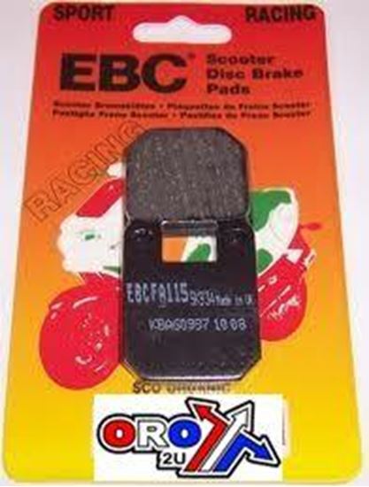 Picture of BRAKE PADS STD FA115 EBC