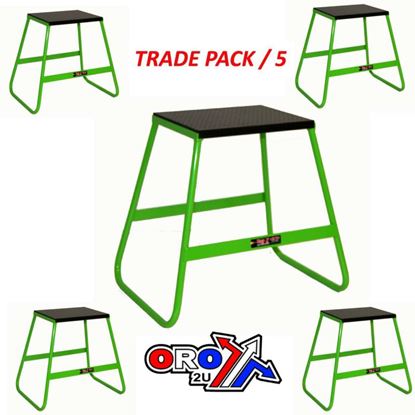 Picture of TRADE PACK 5 BIKE STANDS GREEN