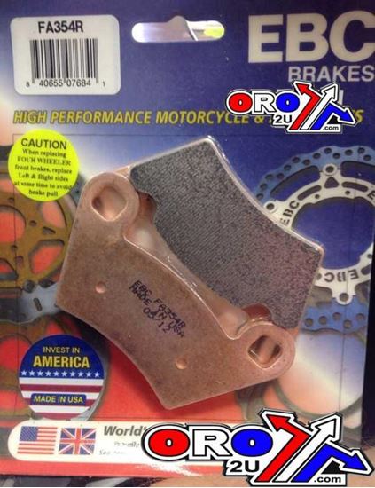 Picture of BRAKE PADS SINTERED FA354R EBC POLARIS 1910514, 2202413,