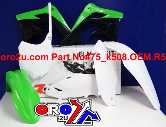 Picture of PLASTIC KIT/5 13-15 KX450F OEM14 RACETECH KITKXF-OEM-515