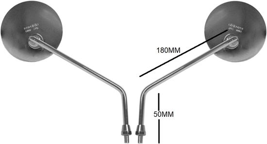 Picture of Mirrors Left & Right Hand for 1970 Honda C 50