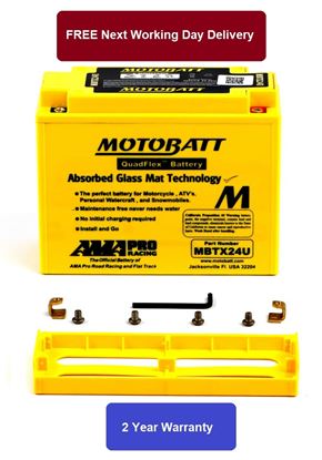 Picture of Battery (Motobatt) for 1982 Yamaha XV 920 RJ Virago (USA Model)